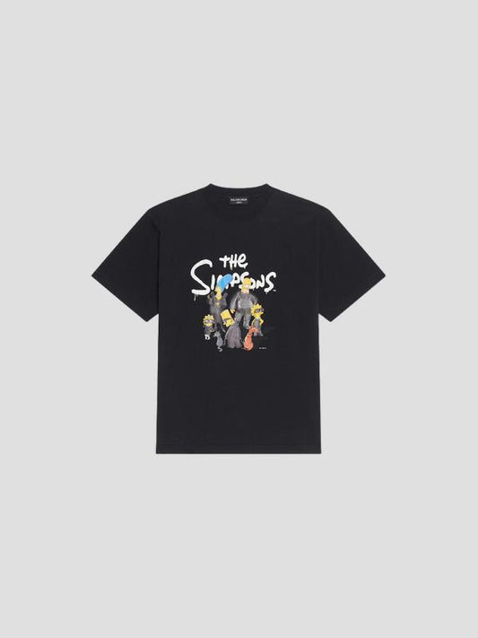 Camiseta Balenciaga Black The Simpsons - Camiseta - View 2