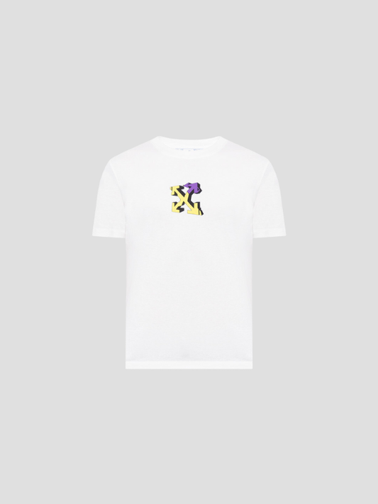 CAMISETA OFF-WHITE CHEST ARROW LOGO WHITE
