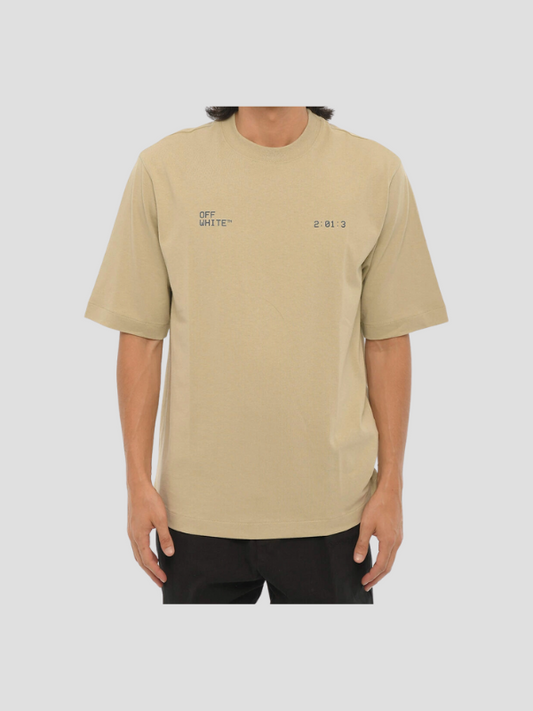 CAMISETA OFF-WHITE COMPUTER TEE BEIGE