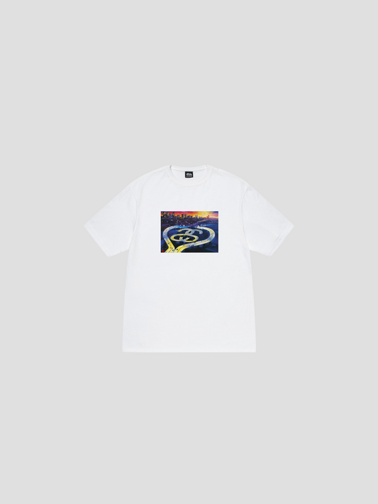 Camiseta Stussy Highway Tee Black White