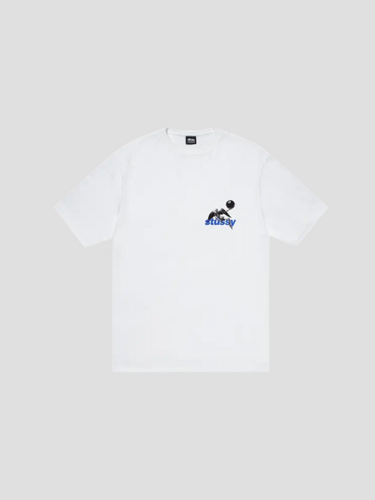 CAMISETA STUSSY WHITE DEATH ANGEL