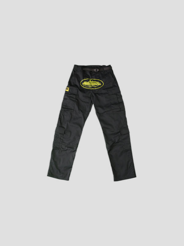 PANTALON CARGO CORTEIZ YELLA GUERRILLAZ BLACK YELLOW