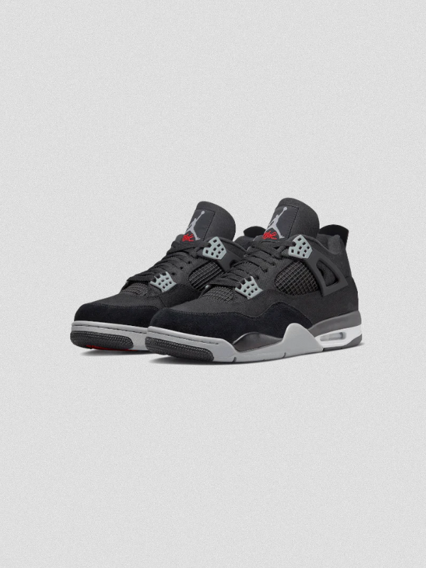 Jordan 4 Retro Black canvas