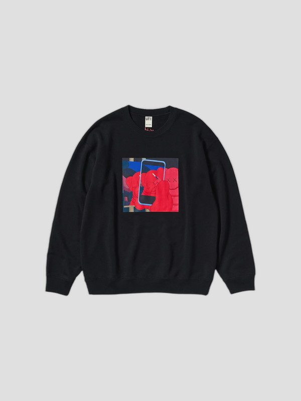 Sudadera KAWS x Uniqlo Warhol Graphic 476119 Negro