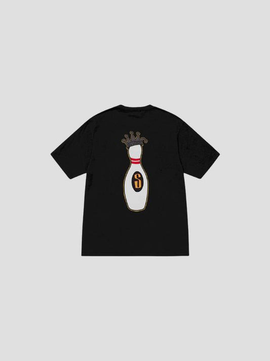 Camiseta Stussy Kingpin Pigment Dyed Tee Black - Camiseta - View 1