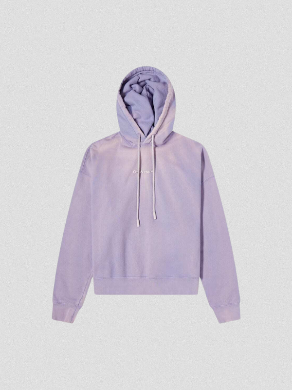 OFF-WHITE HOODIE LAUNDRY PURPLE HOODIE