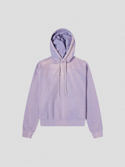 OFF-WHITE HOODIE LAUNDRY PURPLE HOODIE