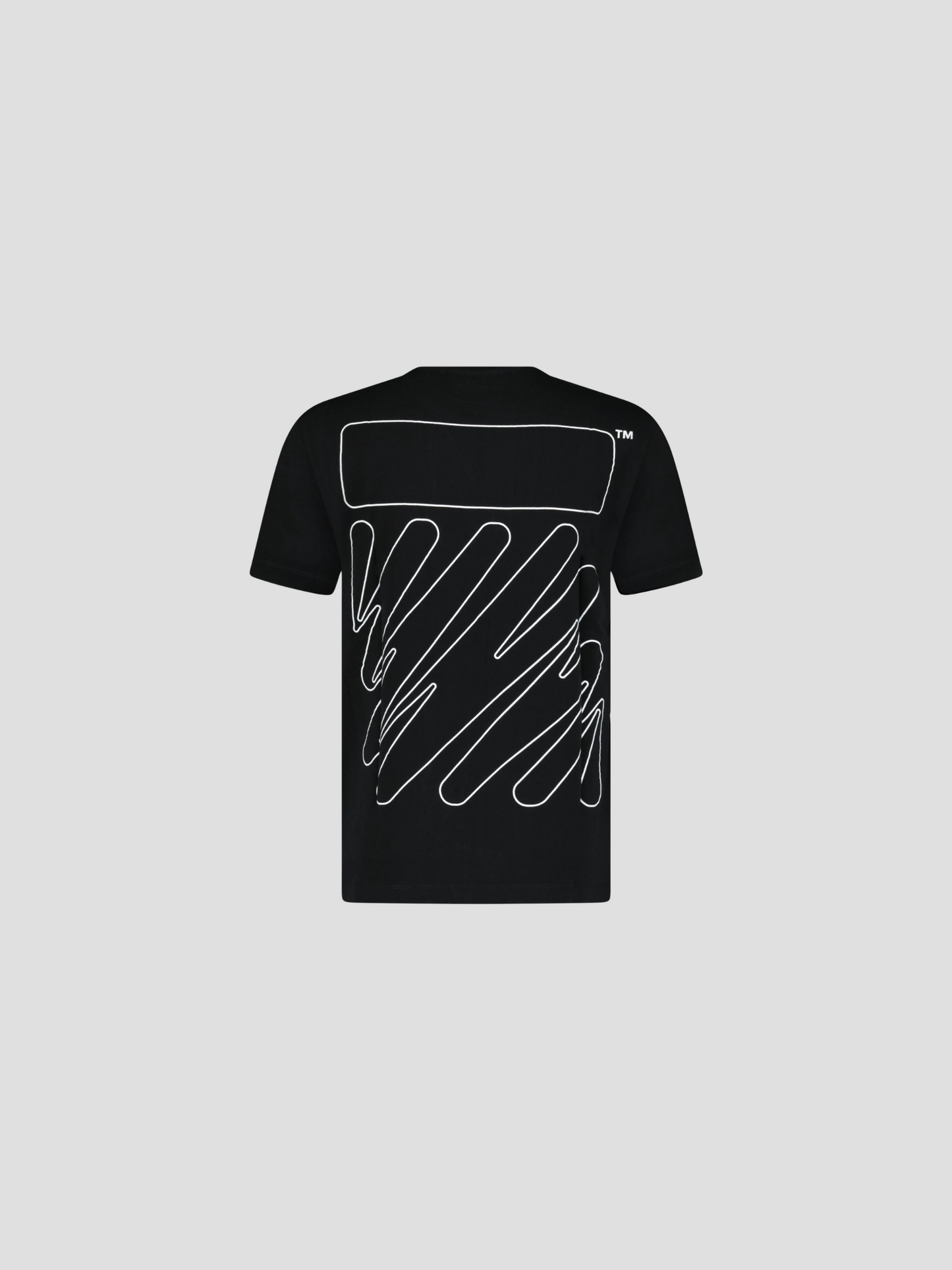 Camiseta Off-white Wave Outline Black