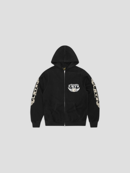 SUDADERA ZIPPED CORTEIZ SUPERIOR ROYAL BLACK YELLOW