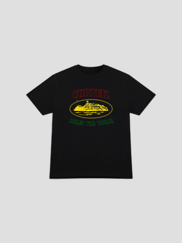 Camiseta Corteiz OG Carni Alcatraz Negro