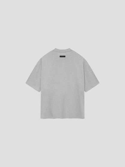 Camiseta Essentials Fear Of God Gray Cream Arch Logo - Camiseta - View 1