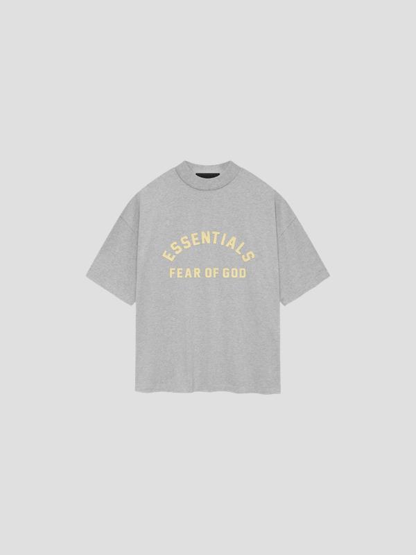 Camiseta Essentials Fear Of God Gray Cream Arch Logo - Camiseta - View 2