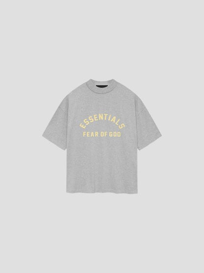 Camiseta Essentials Fear Of God Gray Cream Arch Logo - Camiseta - View 2
