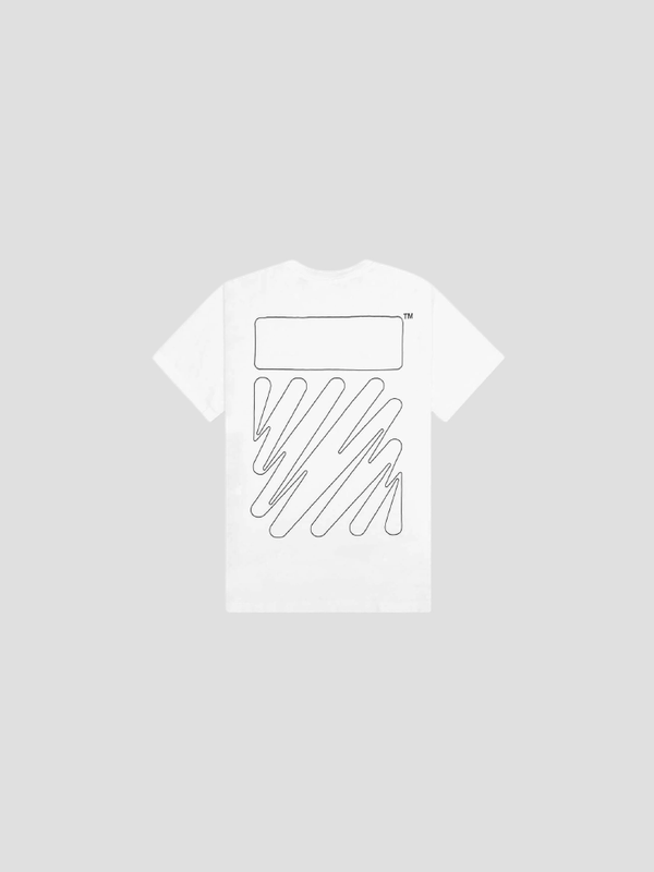 Camiseta Off-white Wave Outline White