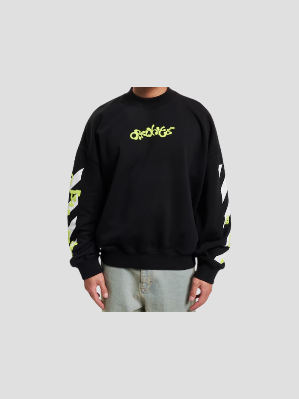 SUDADERA CREWNECK OFF-WHITE BLACK OPPOSITE ARROW