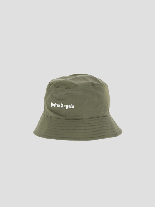 BUCKET HAT PALM ANGELS OLIVE