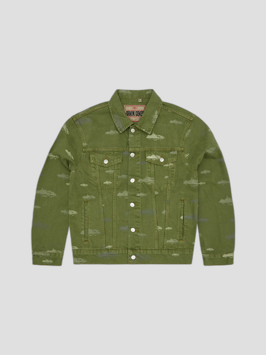CHAQUETA TEJANA CORTEIZ ALCATRAZ PATTERN KHAKI